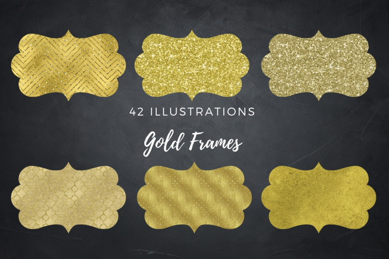 elegant-modern-gold-frames-collection