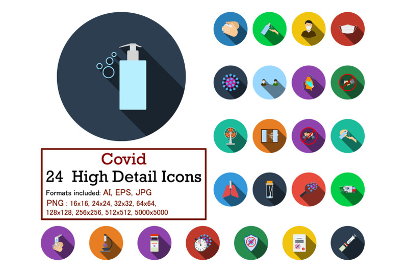 covid-icon-set