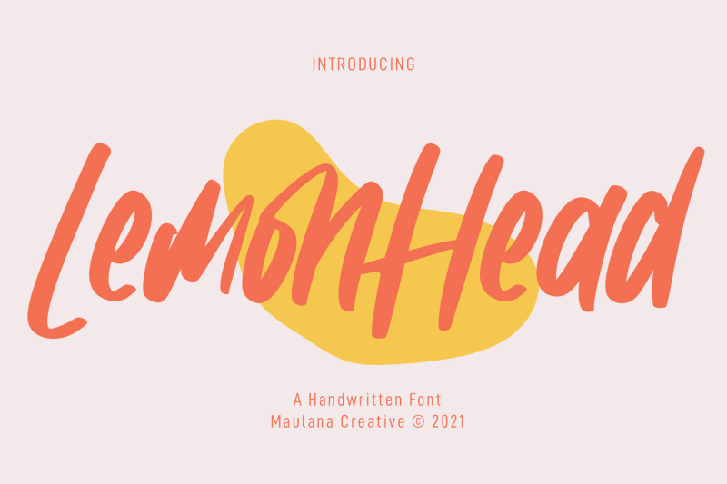 lemonhead-handwritten-font