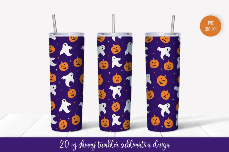 halloween-tumbler-sublimation-design-skinny-tumbler-wrap