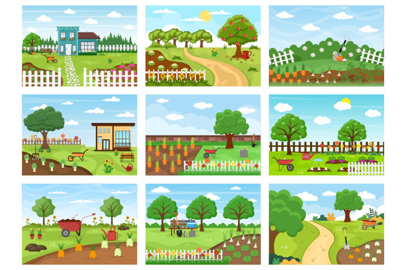 30-farm-gardener-background-vector