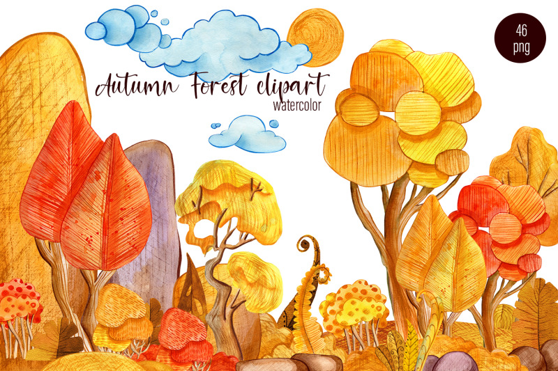 autumn-landscape-watercolor-clipart