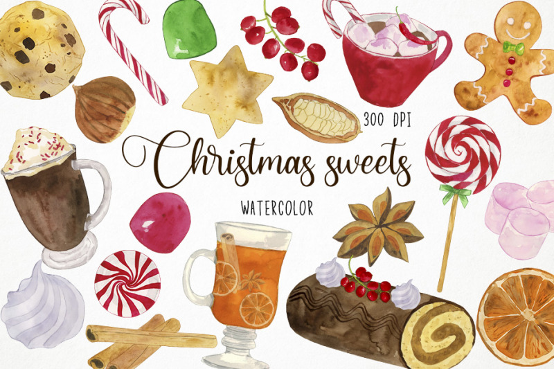 watercolor-christmas-sweets-clipart-xmas-sweets-clipart-christmas