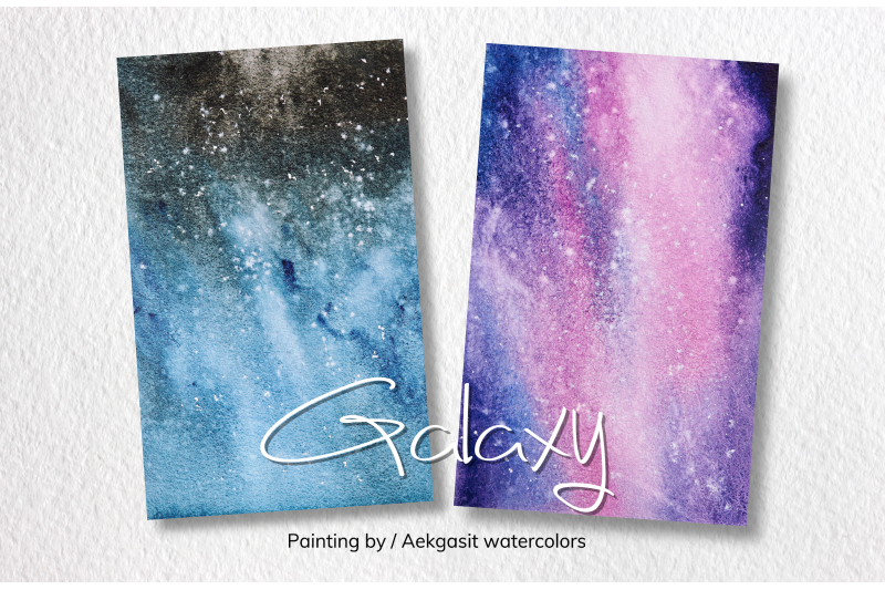 watercolor-background-galaxy-series