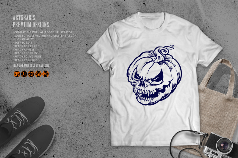 skull-pumpkin-halloween-silhouette