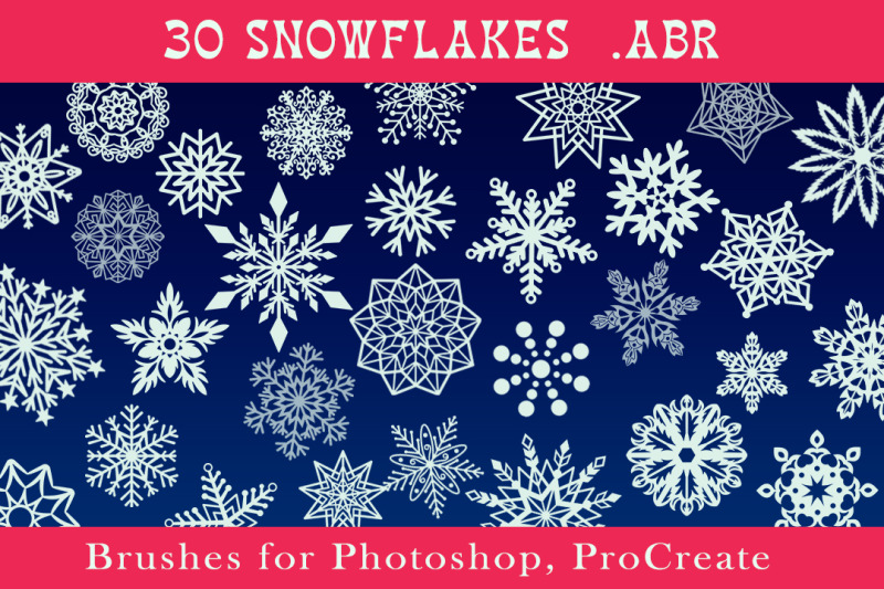 snowflakes-brushes-for-photoshop-procreate-abr