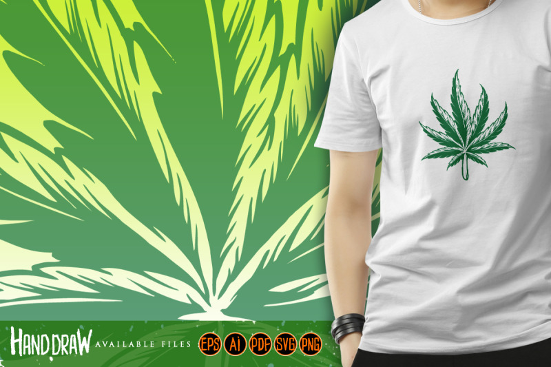 kush-leaf-simple-logo-illustrations