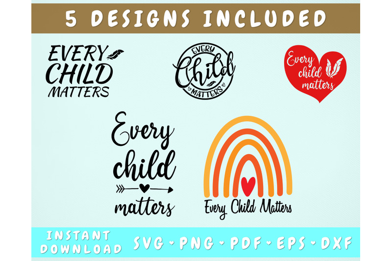 every-child-matters-svg-5-designs-orange-shirt-day-svg