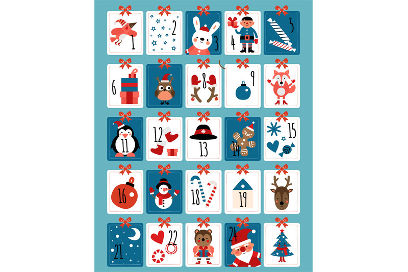 advent-calendar-winter-christmas-numbers-cute-surprising-cards-xmas