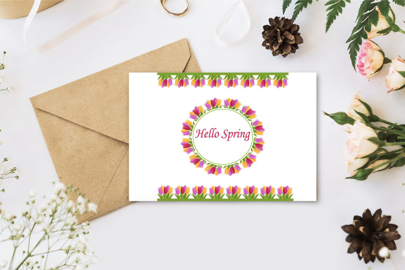 spring-round-flower-frame-made-of-tulips-clipart