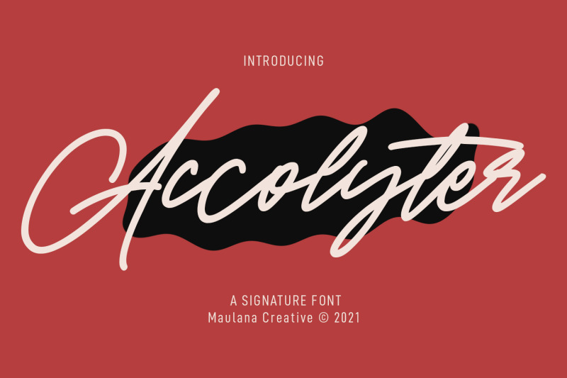 accolyter-signature-font
