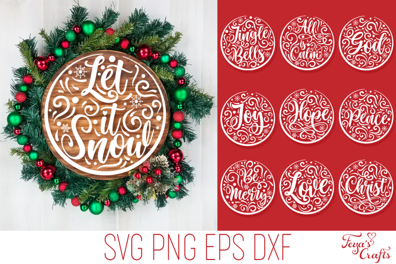 round-christmas-ornaments-svg-files-pack