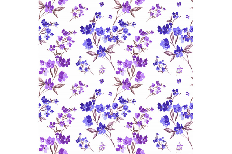 purple-and-blue-flowers-watercolor-seamless-pattern-floral-print