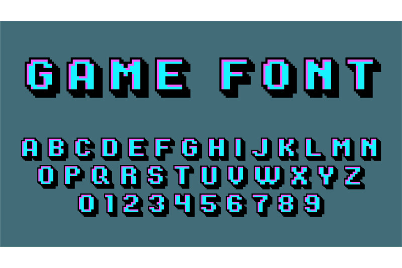 pixel-art-alphabet-retro-video-game-font-8-bit-graphic-80s-old-scho