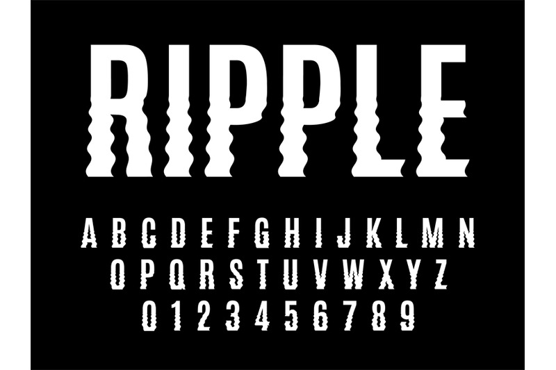 ripple-font-wavelike-curve-english-alphabet-vertical-smooth-recurrin