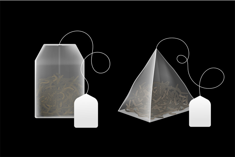 tea-bags-realistic-3d-disposable-beverage-infuser-bag-and-pyramid-sac