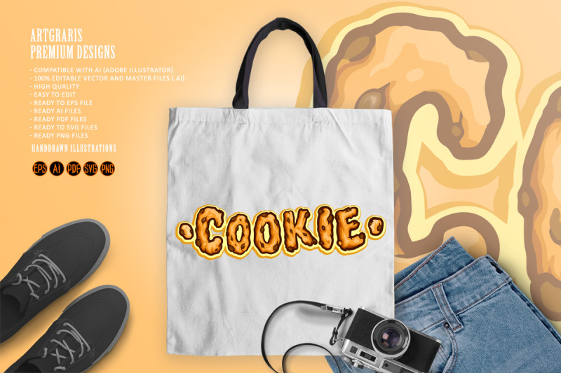 cookie-biscuit-typeface-font-cartoon