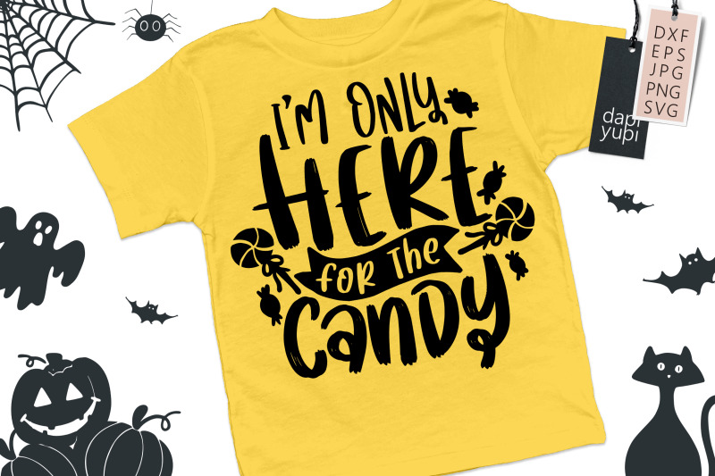 i-039-m-only-here-for-the-candy-svg