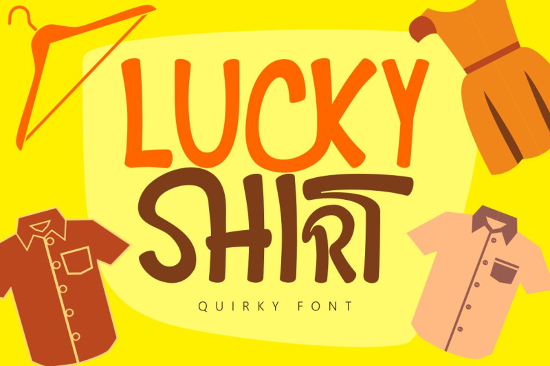 lucky-shirt-quirky-ligature-font