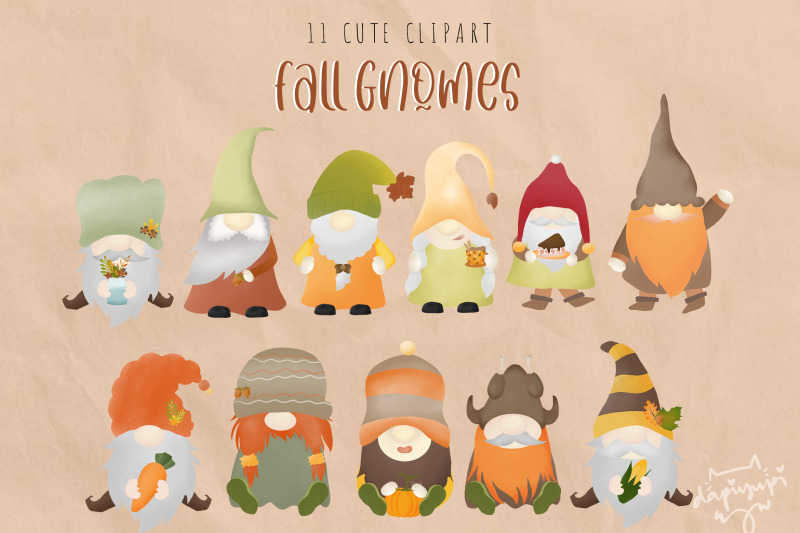 thanksgiving-gnomes-clipart-fall-gnomes-bundle