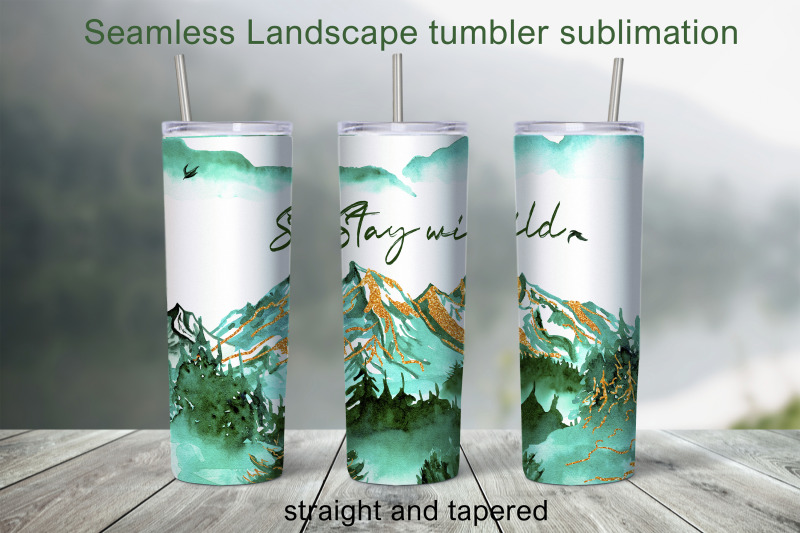 mountain-tumbler-sublimation-wild-20oz-tumbler-design-png