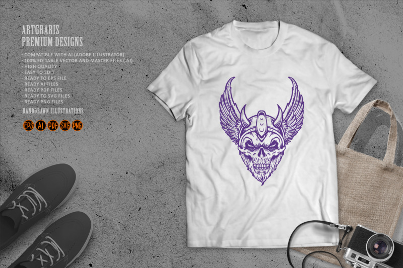 viking-warrior-head-skull-wings-silhouette