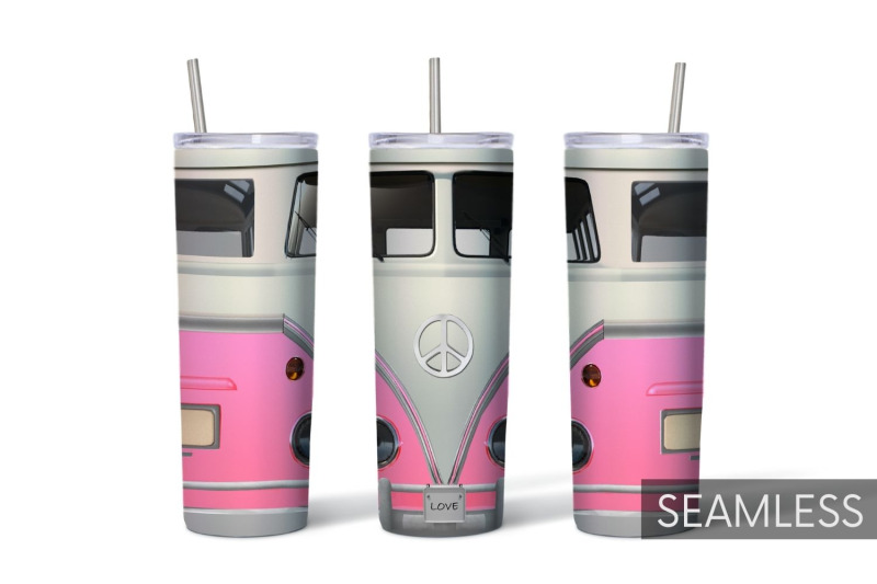 hippie-van-tumbler-sublimation