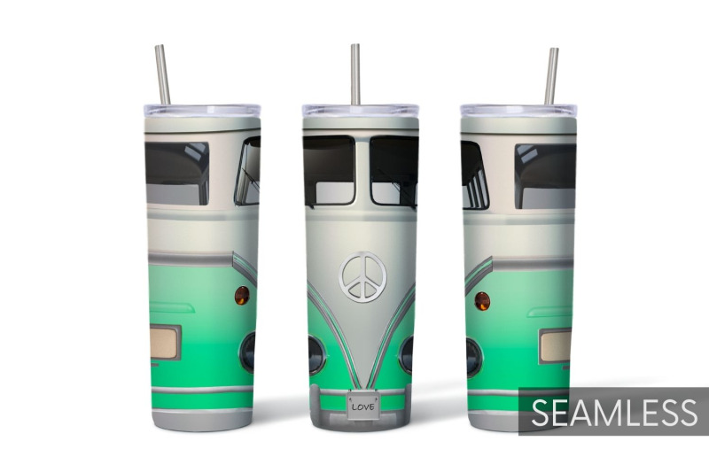 hippie-van-tumbler-sublimation