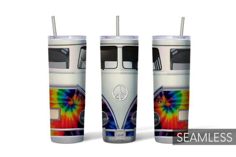 hippie-van-tumbler-sublimation