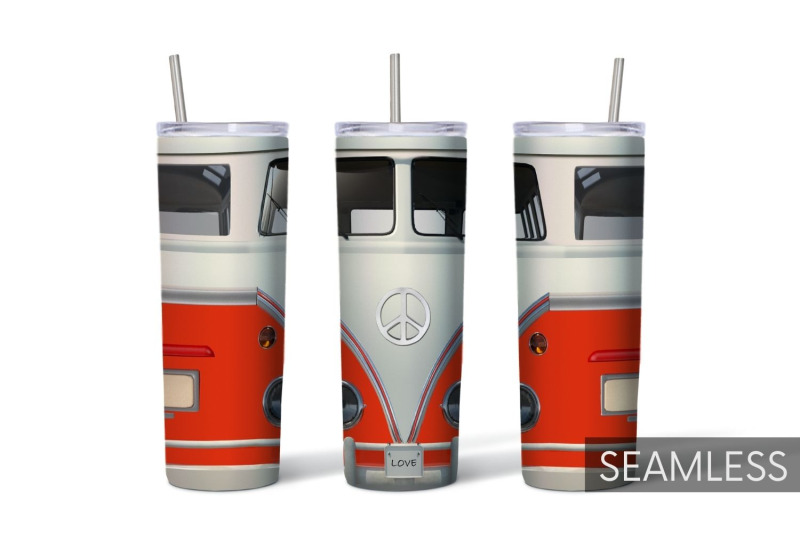 hippie-van-tumbler-sublimation