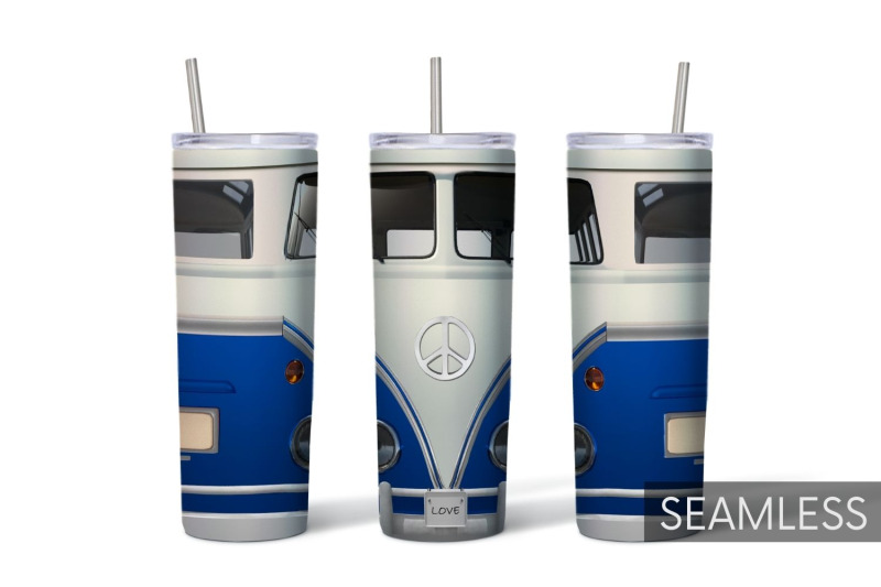 hippie-van-tumbler-sublimation