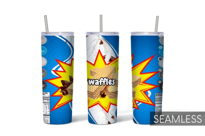 waffles-tumbler-sublimation