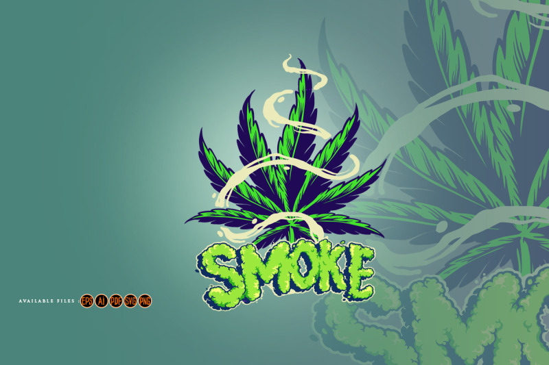 smoke-cannabis-leaves-with-clouds