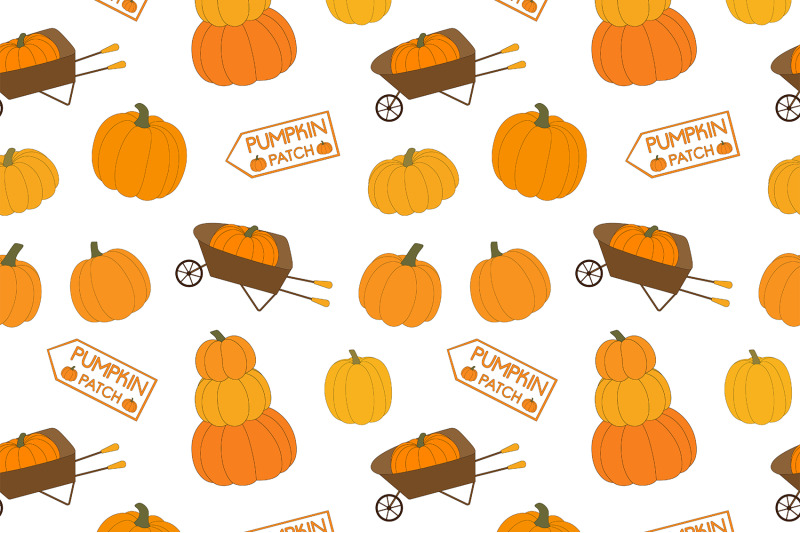 pumpkin-harvest-pattern-pumpkin-pattern-autumn-pumpkin-svg