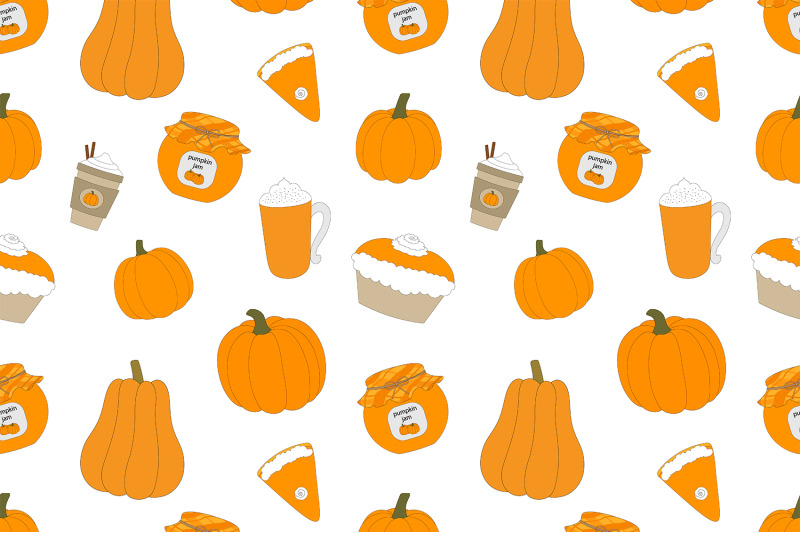 pumpkin-harvest-pattern-pumpkin-pattern-autumn-pumpkin-svg