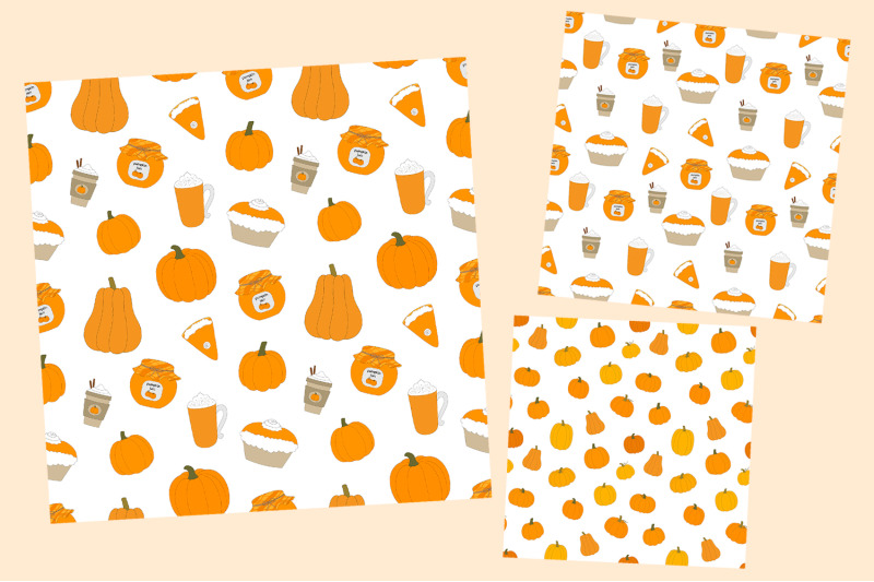 pumpkin-harvest-pattern-pumpkin-pattern-autumn-pumpkin-svg