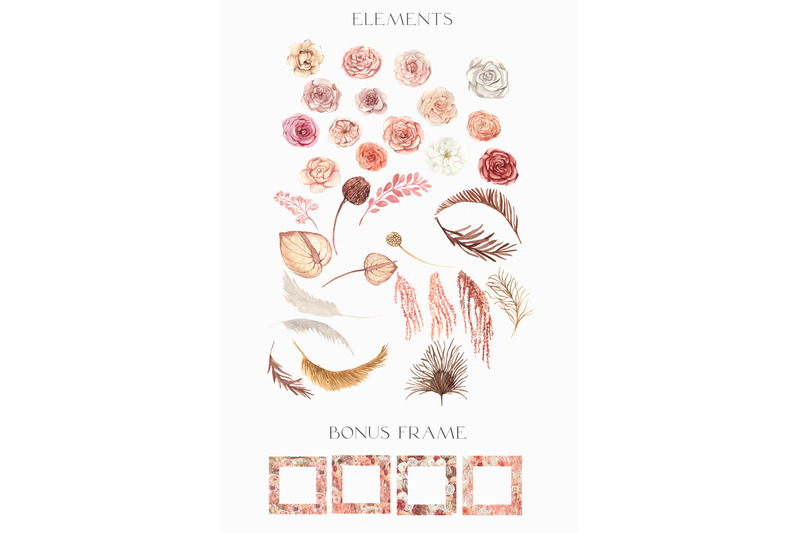 dried-flowers-boho-watercolor-png