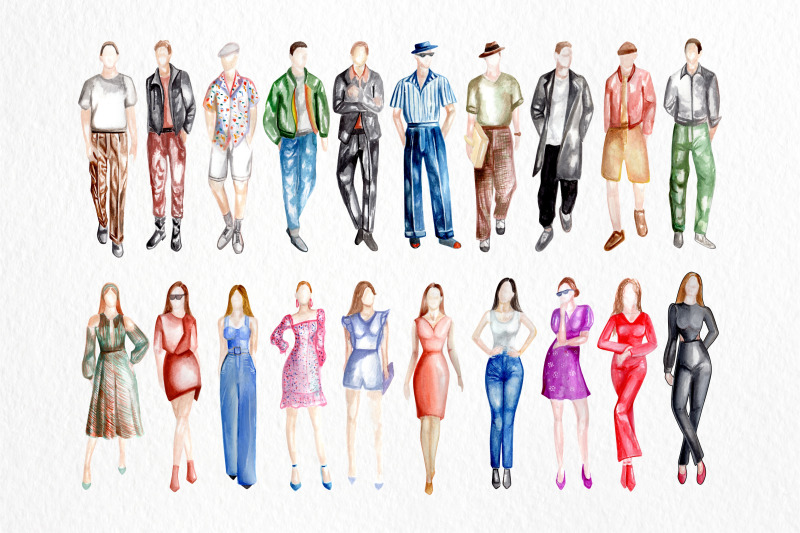 various-watercolor-friends-constructor