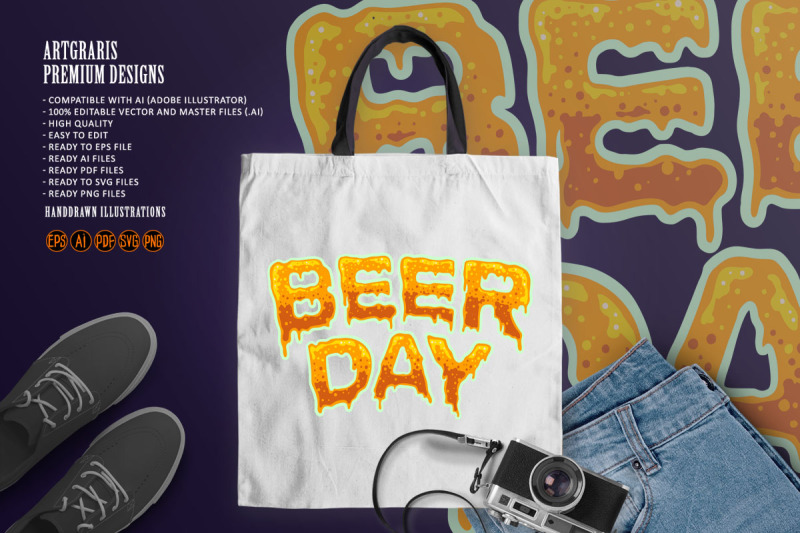 beer-day-typography-font-effect