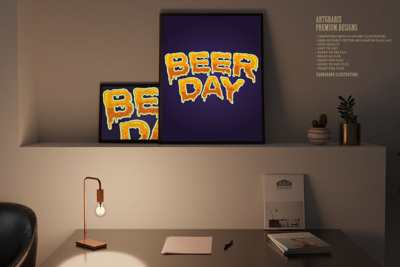 beer-day-typography-font-effect