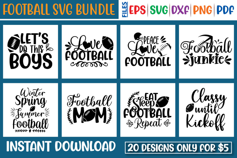 football-svg-bundle