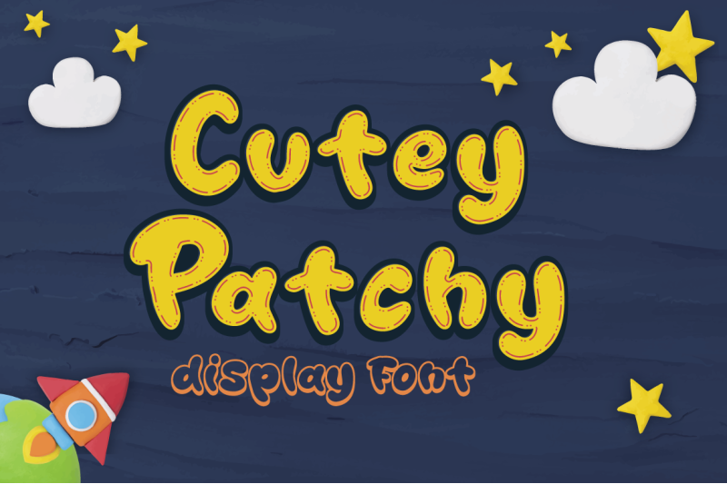 cutey-patchy-display-font