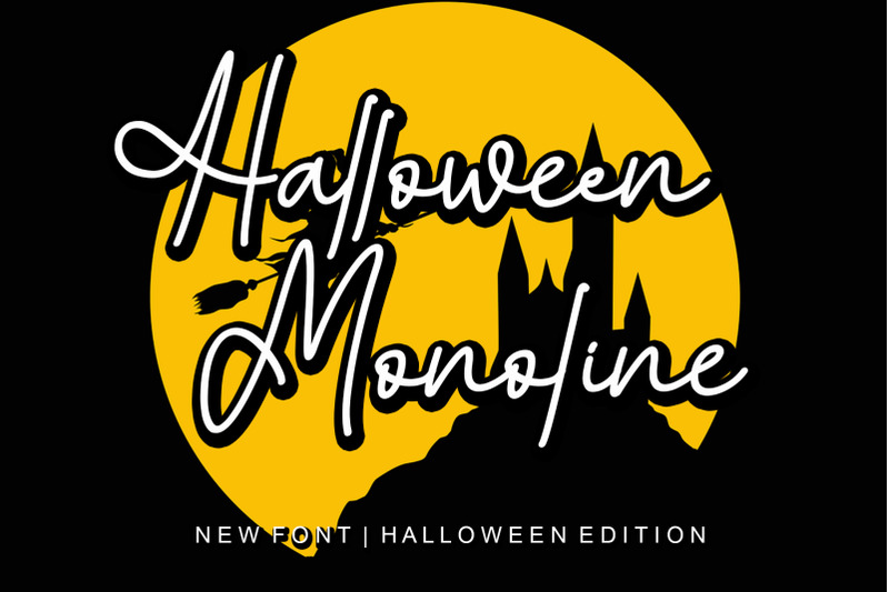 halloween-monoline