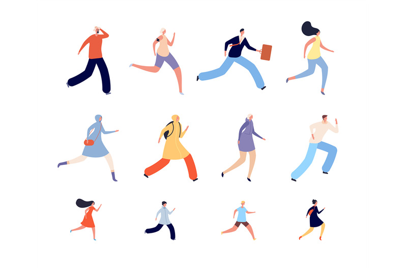 running-people-characters-athlete-woman-runners-or-joggers-in-sports