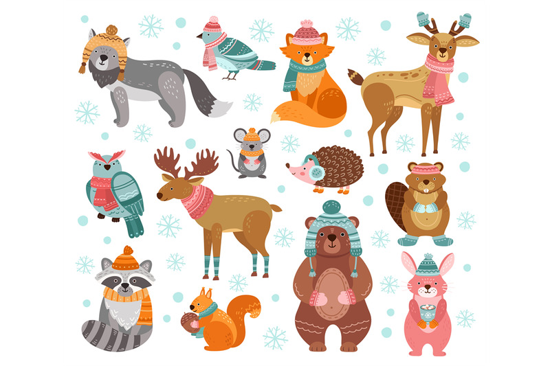 winter-animal-characters-style-holiday-animals-cute-christmas-raccoo