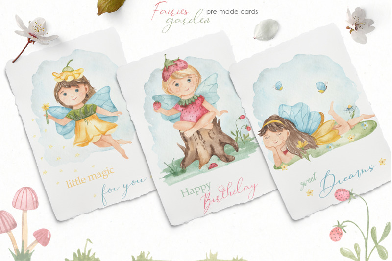 fairies-garden-watercolor-collection