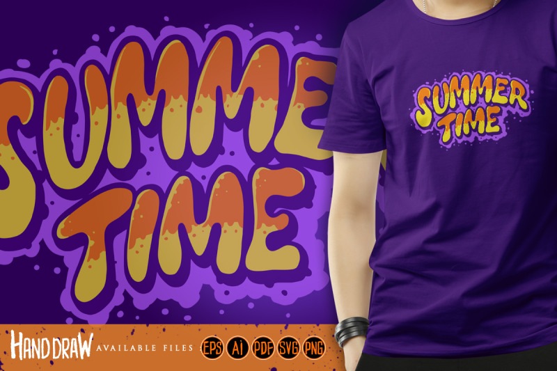 summer-time-typeface-hand-drawn