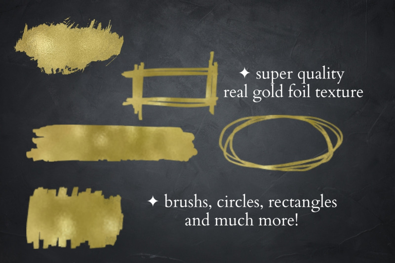 gold-foil-elements-clipart-brush-circle-strokes-png
