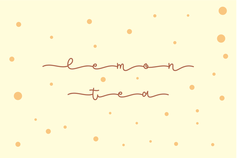 lemon-tea-long-script-typeface