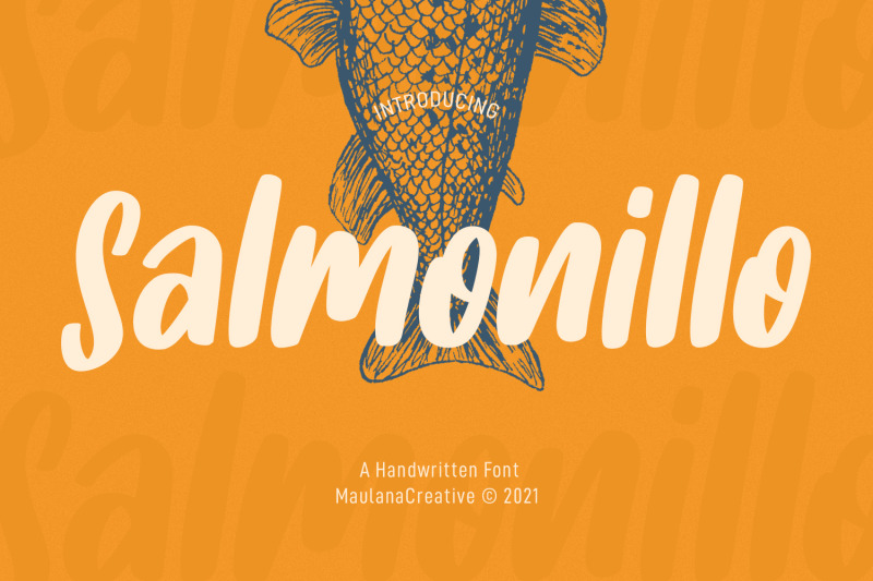 salmonillo-handwritten-font